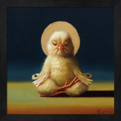 Namaste Chick by Lucinda Heffernan